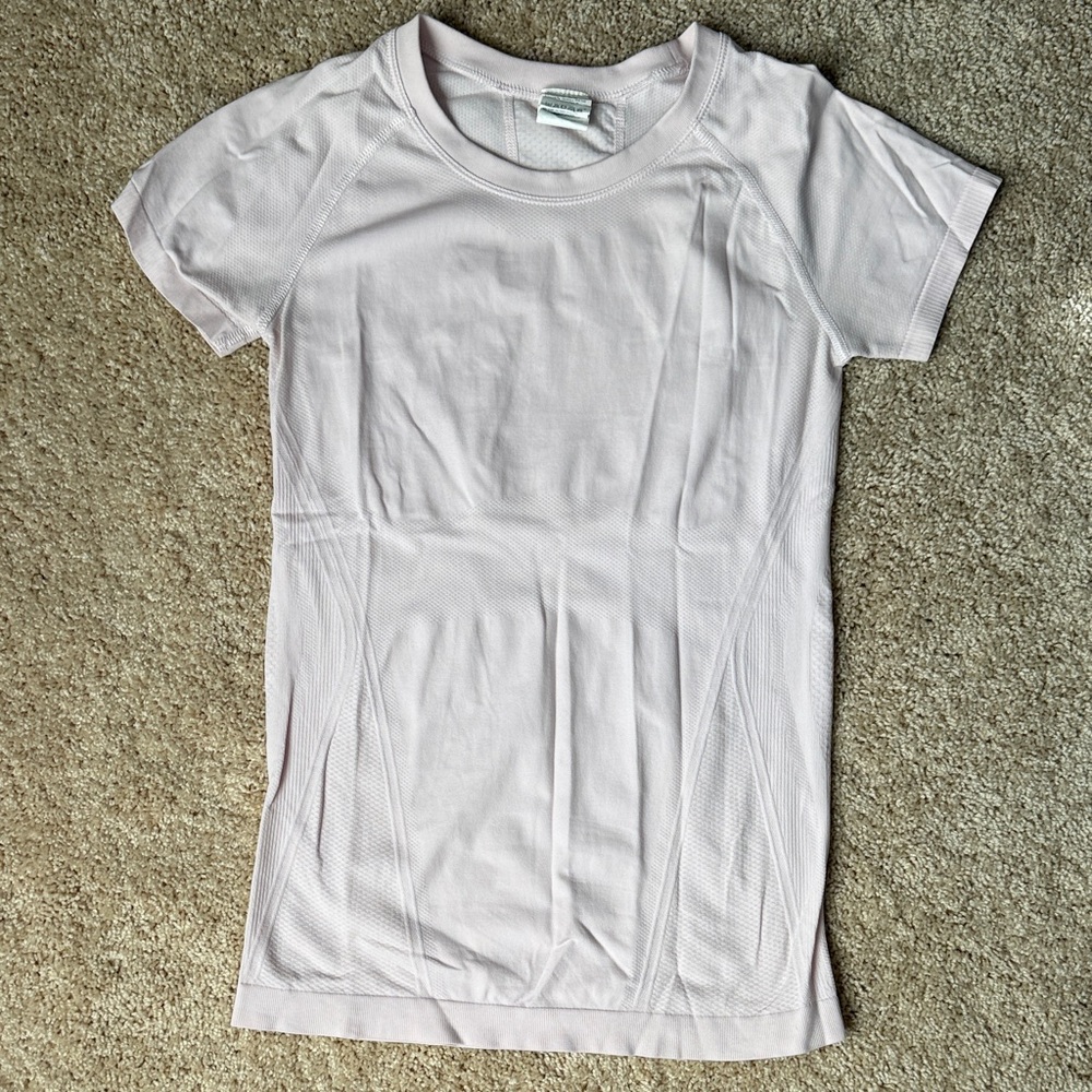 Athleta Soft Pink Performance Tee